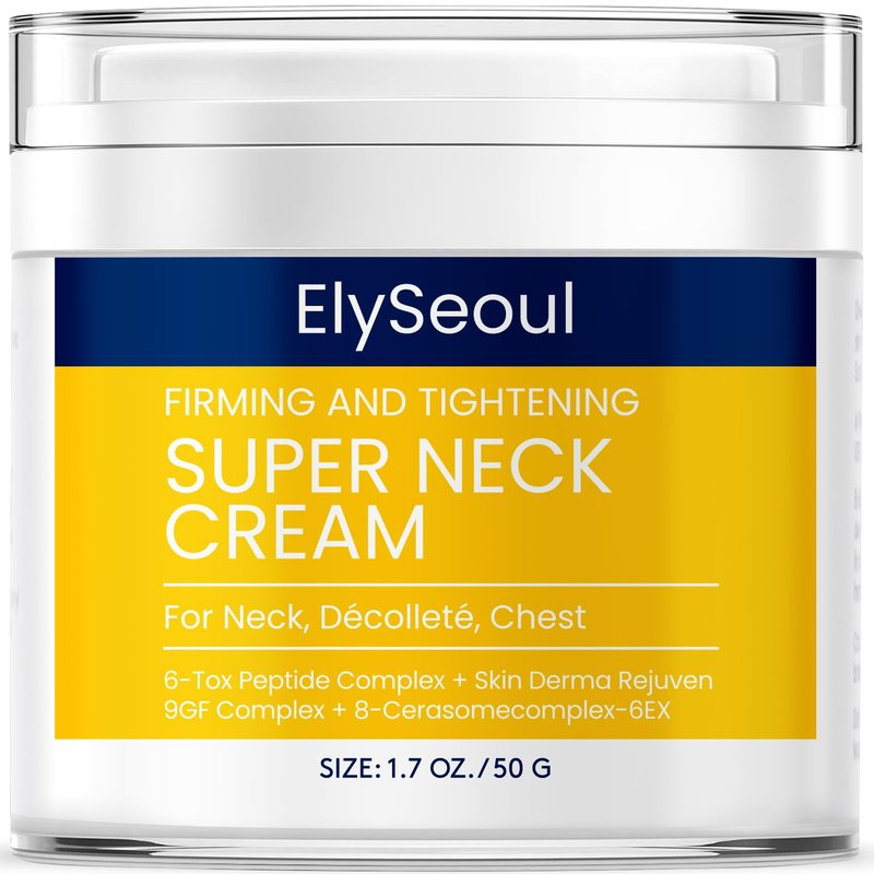 Korean Neck Cream for Firming & Tightening | Anti-Aging Treatment for Crepey Skin & Wrinkles