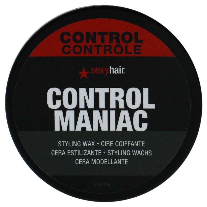 SexyHair Style Control Maniac Styling Wax, 2.5 Oz | Provides Definition | Long Lasting Shapes and Styles | Adds Shine