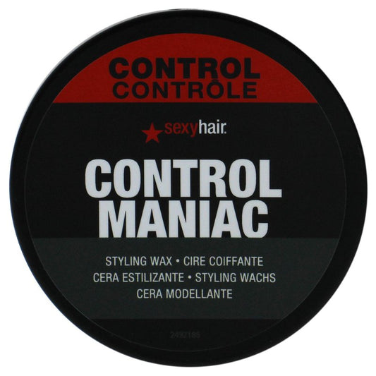 SexyHair Style Control Maniac Styling Wax, 2.5 Oz | Provides Definition | Long Lasting Shapes and Styles | Adds Shine