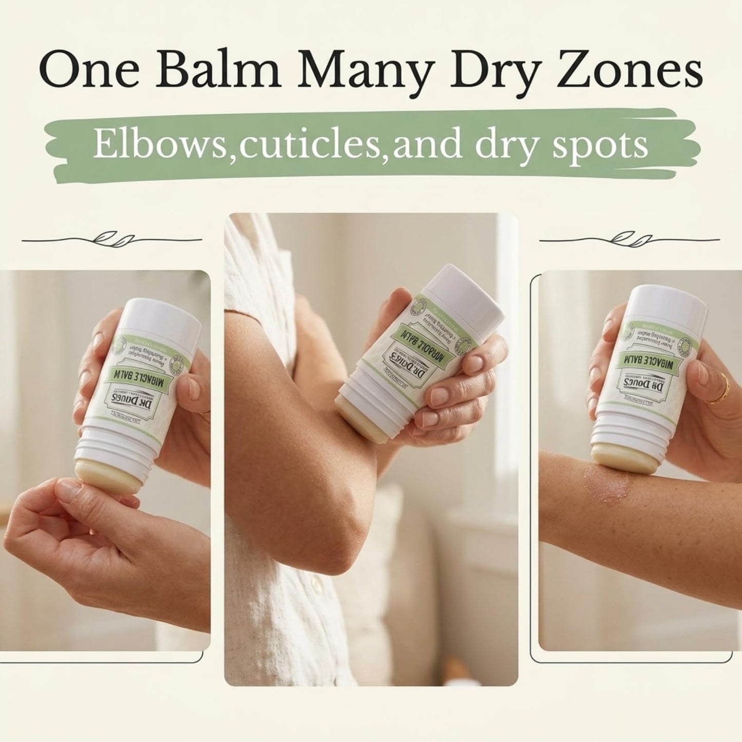 Dr. Doug's Original Miracle Balm – | Organic, Handmade Balm for Dry, Itchy Skin | Cruelty-Free &