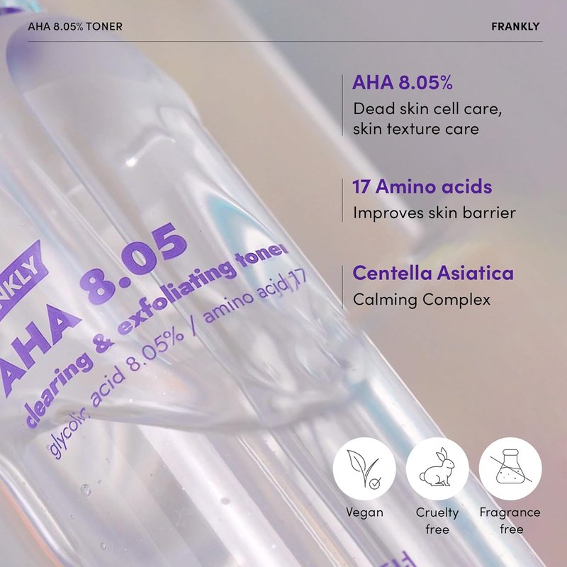 Pore-Perfecting Duo - Closer Serum & AHA Toner Set | Anti-Aging Glycolic Acid & Peptide Formula | Smooth Texture & Radiance
