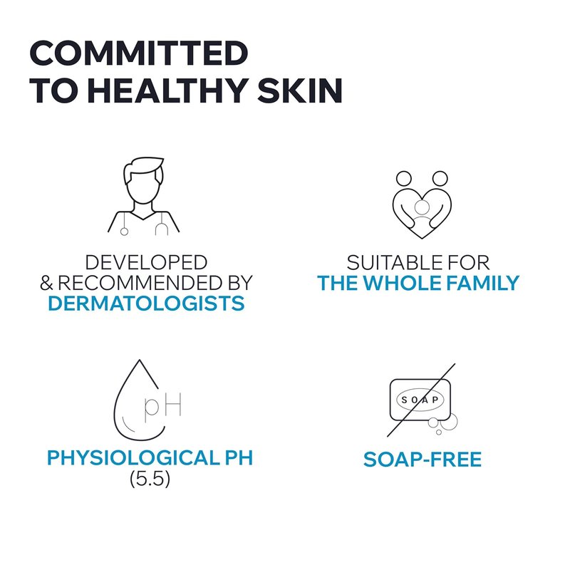 Uriage Extra-Rich Face & Body Wash for Sensitive Skin - Hydrating Foaming Cleanser, Paraben & Soap-Free, 500ml