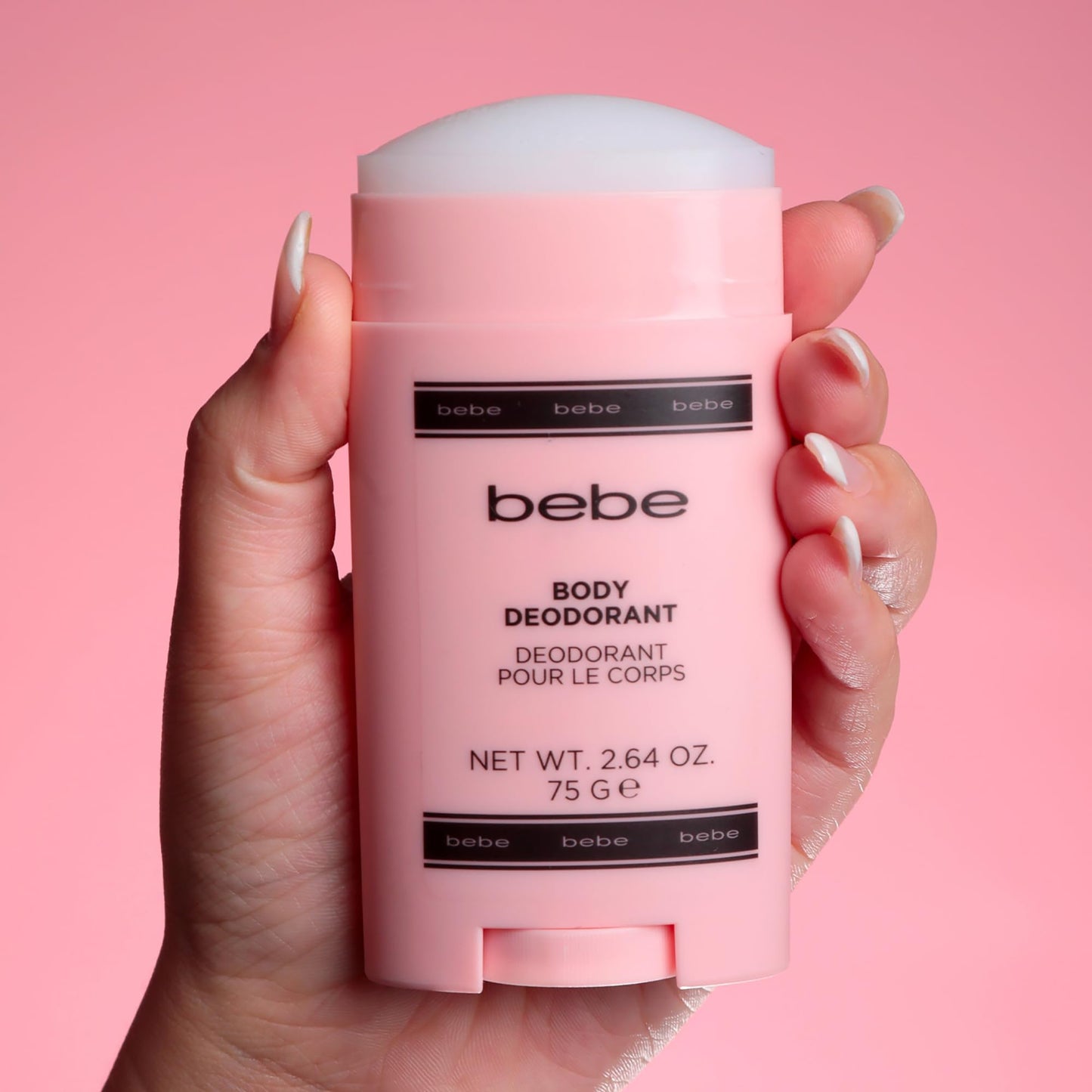 bebe Silver Deodorant Stick - Aluminum Free Deodorant for Women - Fruity Floral Scent - Smooth Glide - Long-Lasting 24H Freshness - 2.64 oz