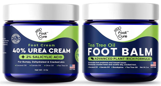 Tea Tree Oil Foot Balm - Hydrating Moisturizer for Dry, Cracked Feet | Soothes Irritated Skin & Treats Athletes Foot