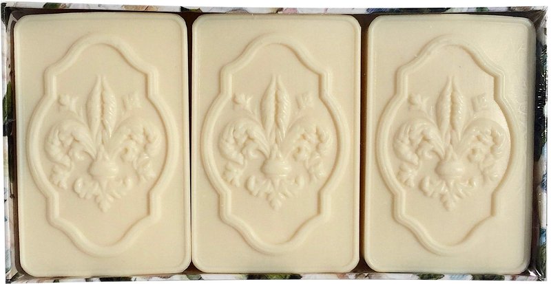 Saponificio Artigianale Fiorentino Luxury Soap Set of 3 Hand Made 4.40 Ounce Bars - Gardenia