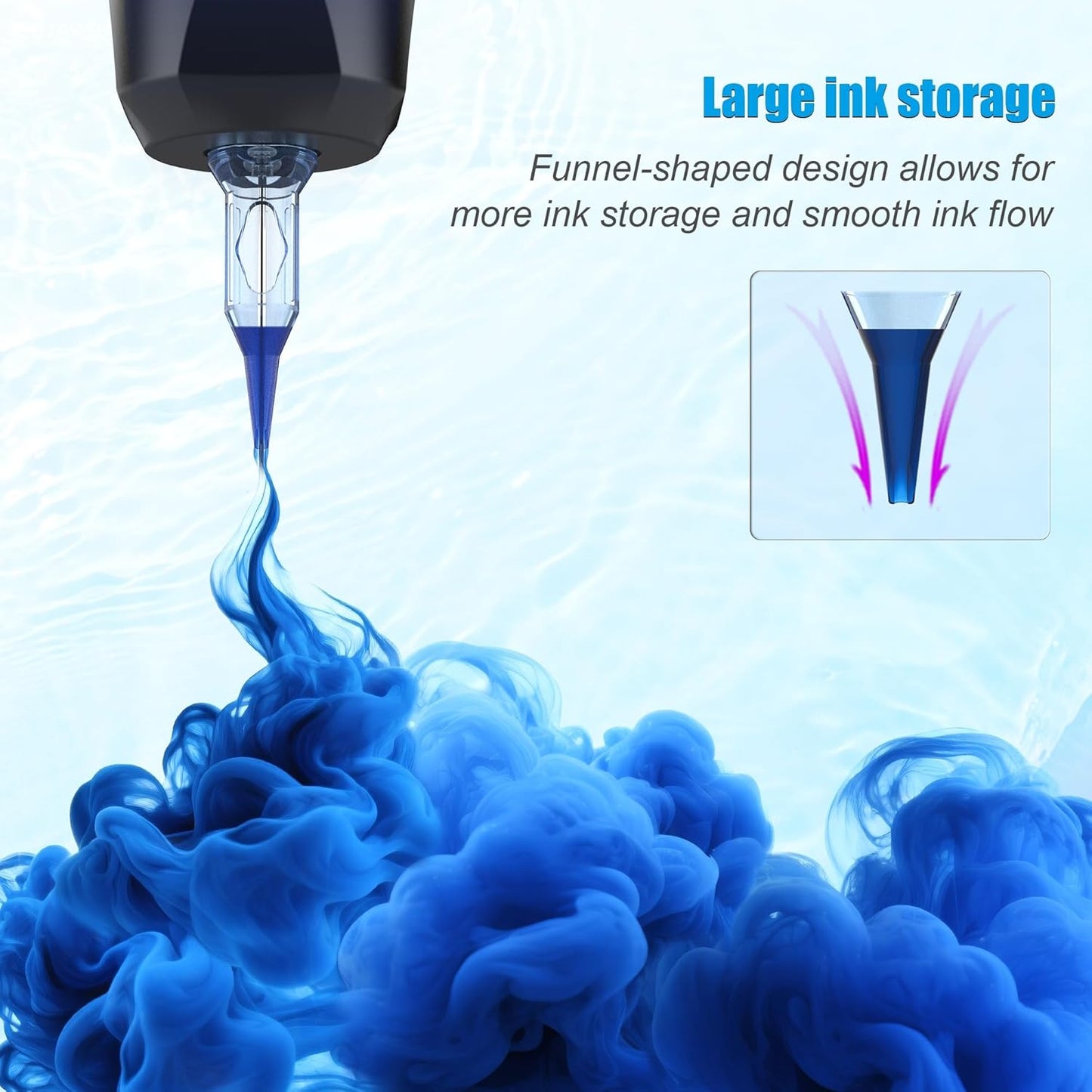 Eliot Tattoo Cartridge Needles - 20Pcs #10 Bugpin Curved Magnum | 0.30mm Diameter, Long Taper 5.0mm