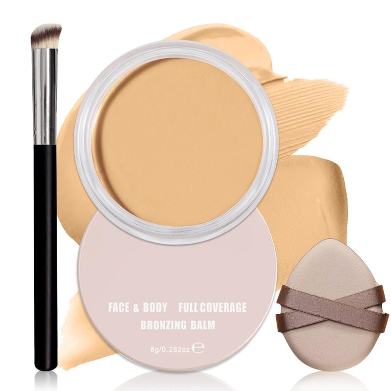 LZXLUKGIR Under Eye Concealer Full Coverage,Under Eye Corrector for Dark Circles,Pot Concealer for Older Women,Teenagers,Middle-aged,Corrector de Ojeras,Waterproof Under Eye Brightener (04 NOUGATINE)