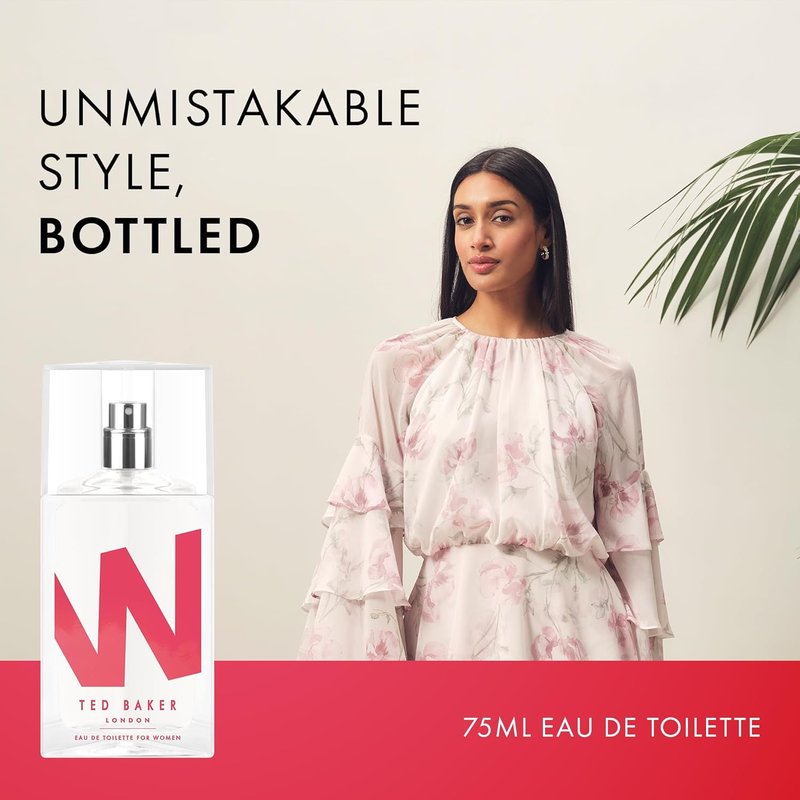 Ted Baker Fragrance - Gentle & Sophisticated Eau de Toilette | Fig Leaf, White Peony, 2.54 fl oz