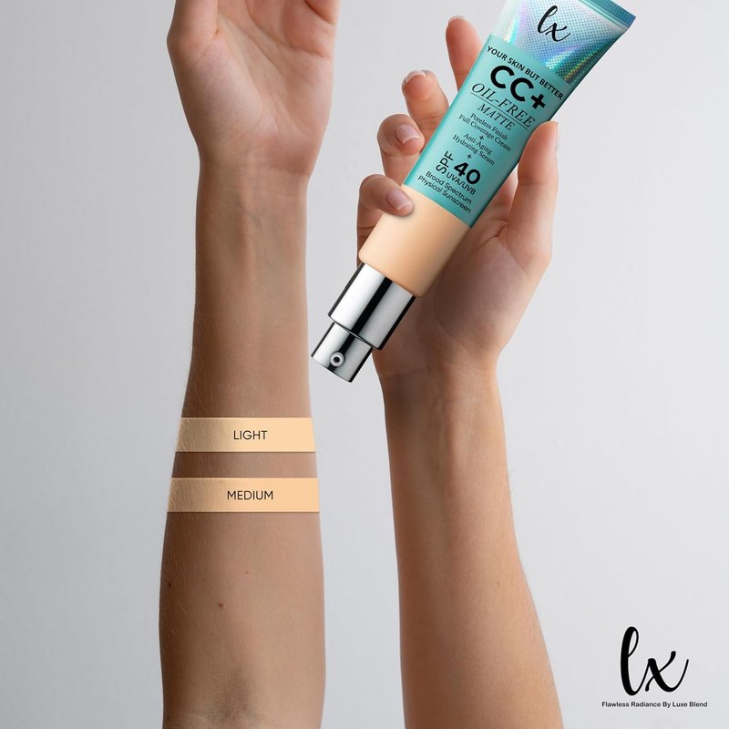 CC Cream Oil-Free Matte Foundation - Anti-Aging SPF 40 | Medium Shade