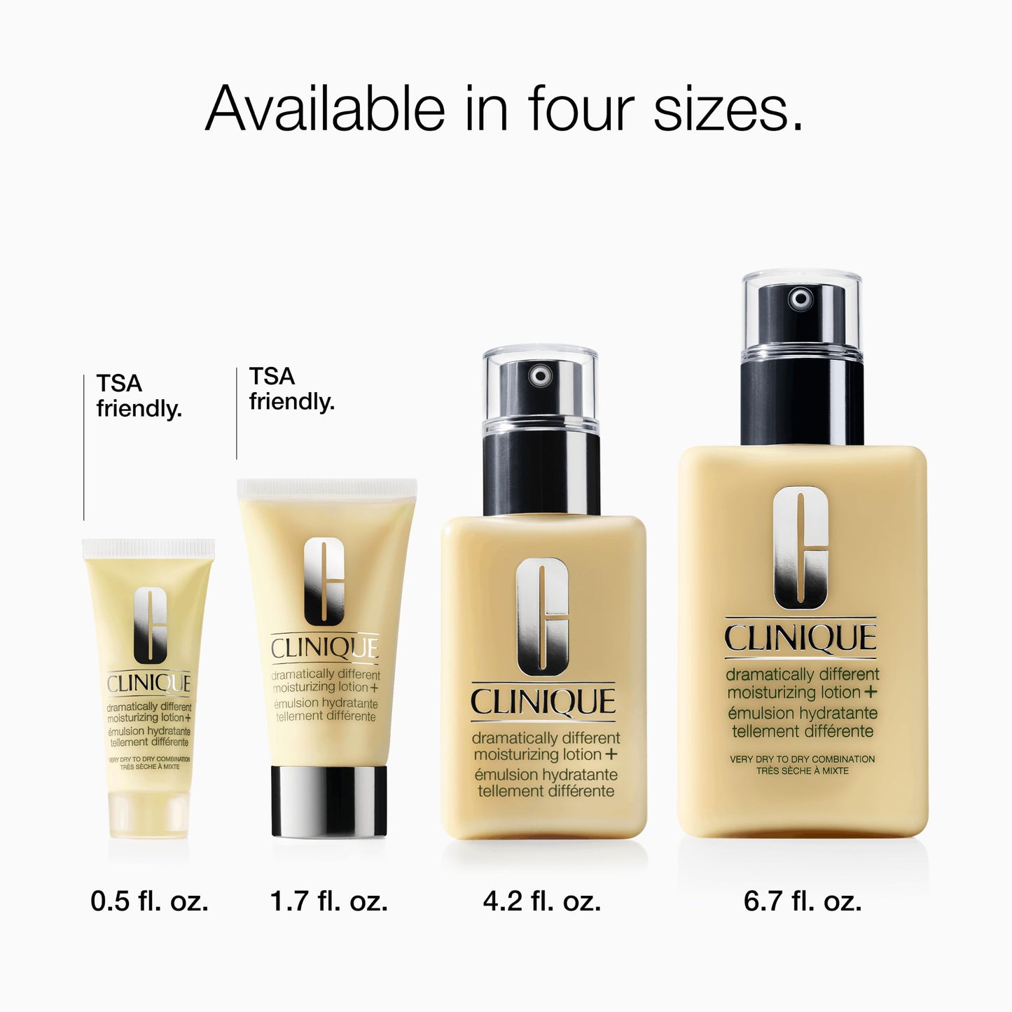 Clinique Dramatically Different Moisturizing Lotion+ | Hydrating Face Mositurizer With Glycerin and Urea | Strengthens Skin Barrier | Step 3 in 3-Step Skin Care Routine, 1.7 Fl Oz
