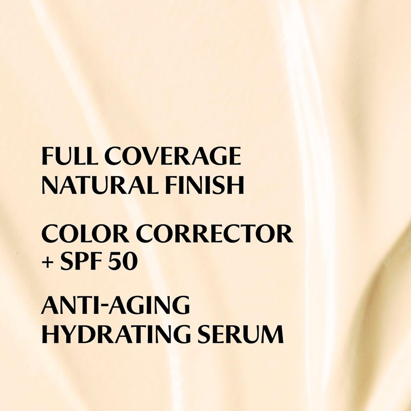 IT Cosmetics CC+ Cream | Full Coverage Foundation with SPF 50+ & Anti-Aging Serum - Lightweight, Hydrating, 24H Wear