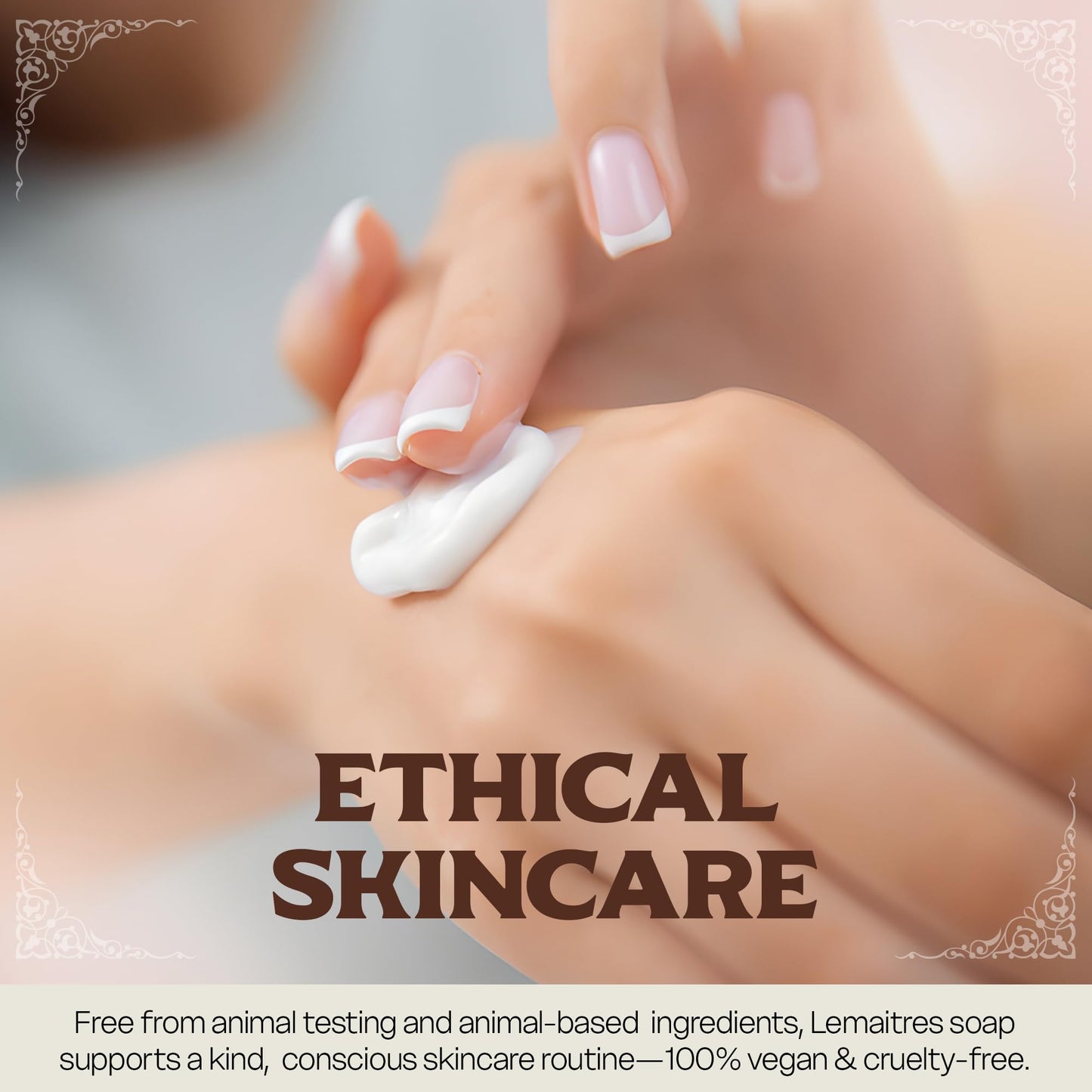LEMAITRE Hydrating Hand & Body Cream – Non-Greasy Moisturizer for Soft Skin, Fast Absorbing Lotion with Light Scent, Travel-Friendly Skincare - Cherry (Pack of 6)