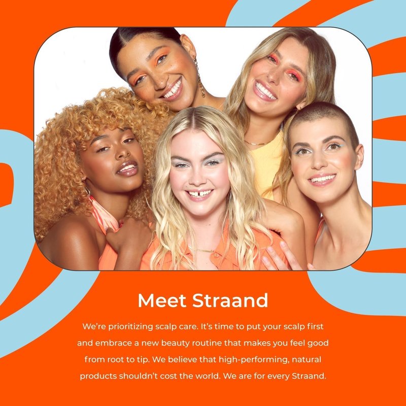 Straand Halo Hydrator - Deep Conditioning Hair Mask for Dry Hair Repair & Dry Scalp Detox - Cooling Gel Mask with Hyaluronic Acid, Aloe Vera and Niacinamide to Help Soothe & Hydrate (5 fl oz)