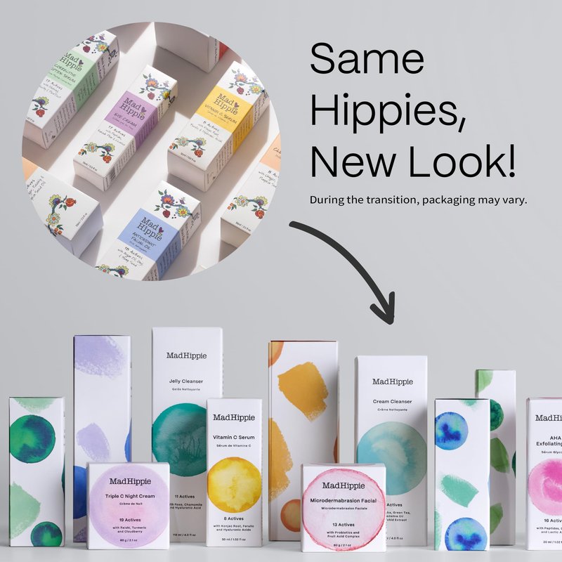 Mad Hippie AHA Exfoliating Peel – Lactic & Glycolic Acid Peel, Goji Berry, Peptides, Hyaluronic Acid & Niacinamide, Discoloration Correcting Serum, Anti-Aging, 1.02 Oz
