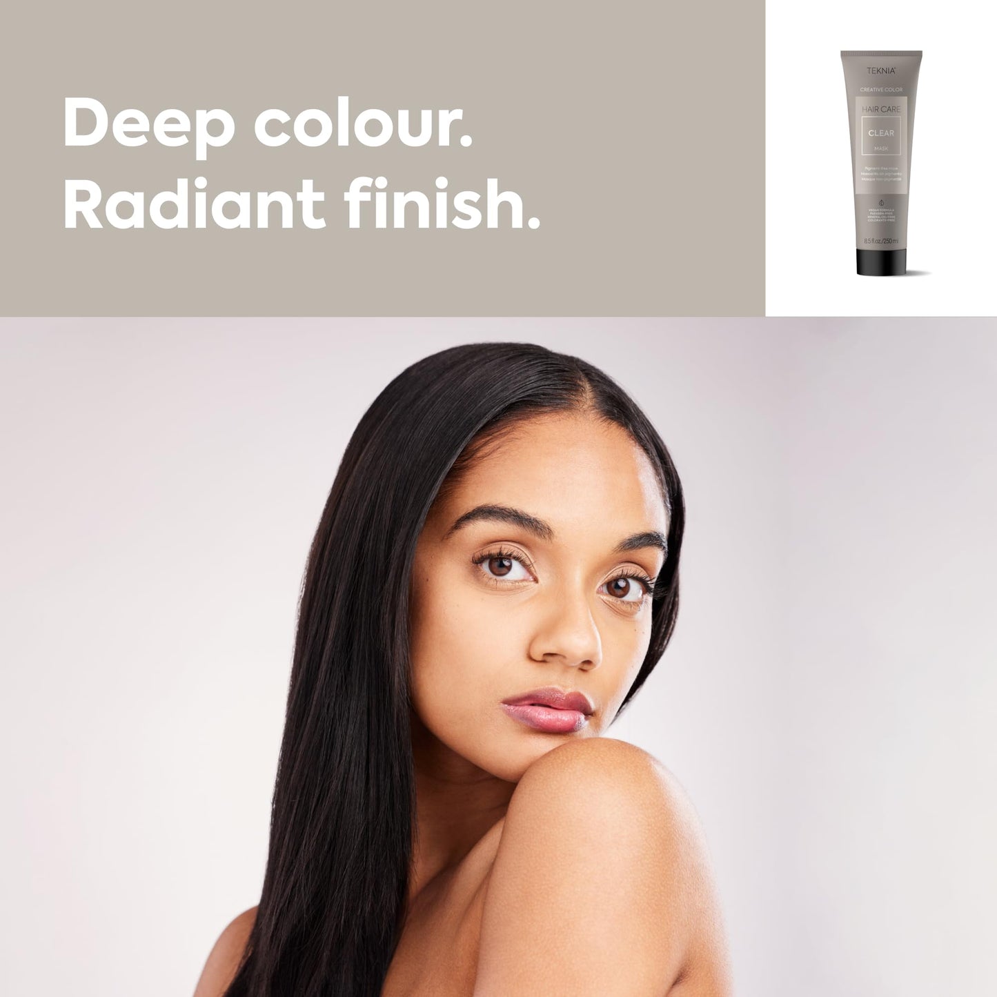 Lakmé Teknia Clear Creative Color Hair Mask, Diluting Color Depositing Conditioner for Pastel Hair, 8.5 Fl Oz
