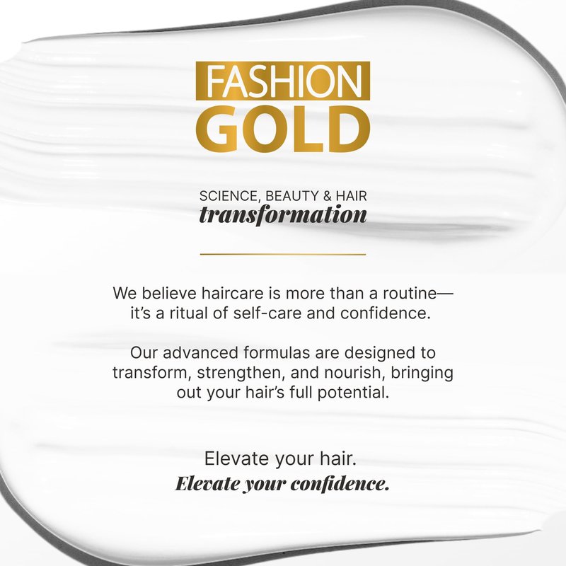 Fashion Gold, Hair Mask for Damaged Hair, Ideal as Post Keratin Treatment, Tratamiento para Cabello Seco y Maltratado, Hair Mask for Dry Damaged Hair and Growth, Mascarilla para el Cabello, 500g