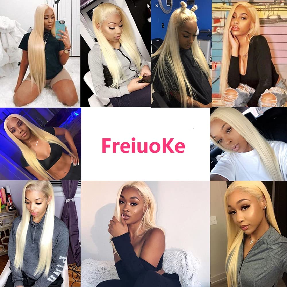 613 Human Hair Bundles Blonde Straight Bundle 8A Brazilian Virgin Hair 3 Bundles 26 26 26 Inch 613 Straight Bundle Human Hair Extensions