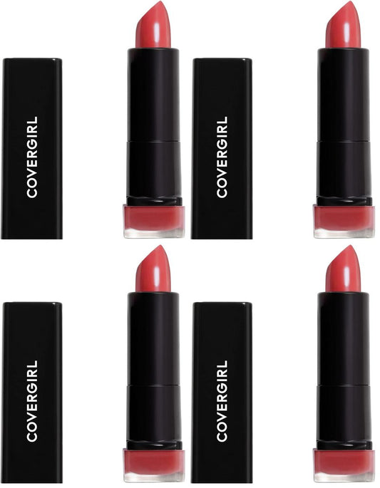 COVERGIRL Exhibitionist Lipstick Cream, HOT 305, Lipstick Tube 0.123 OZ (3.5 g) (Pack of 4)