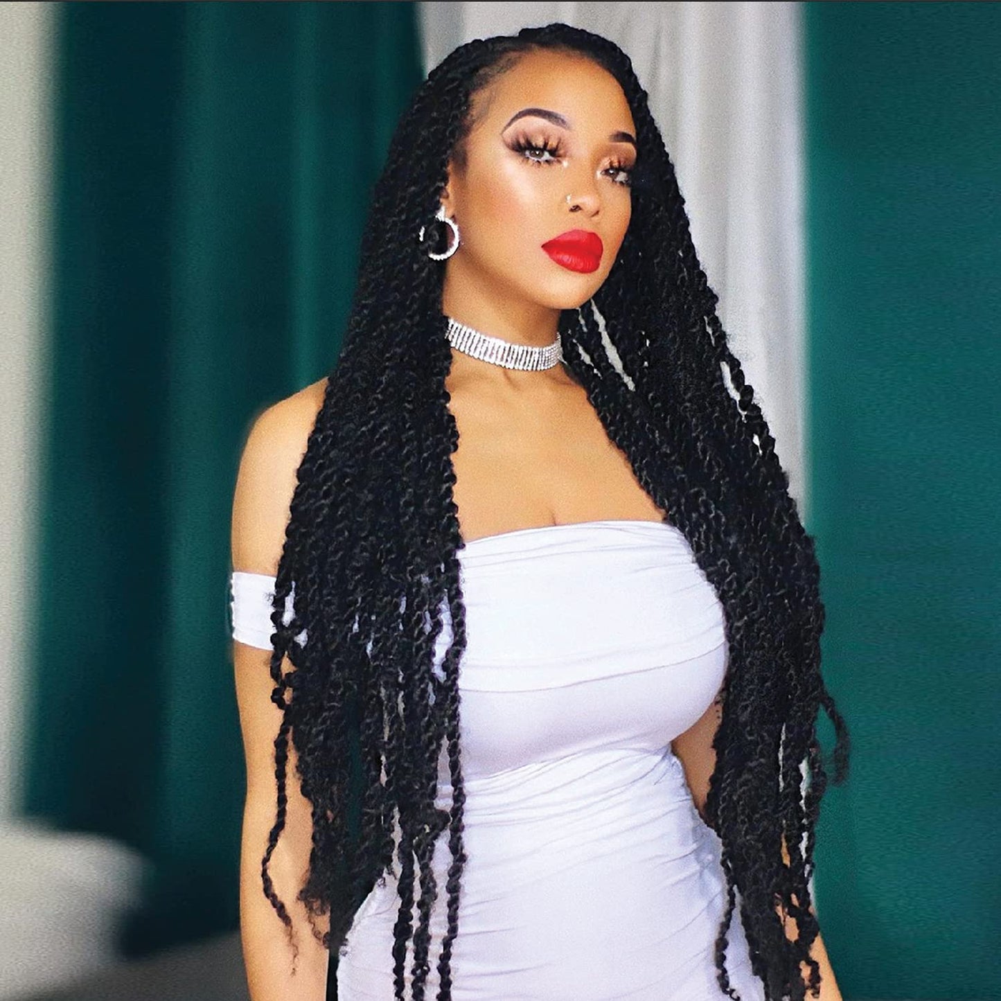 Outre Crochet Braids X-Pression Twisted Up 3X Springy Afro Twist 24" (3-pack, 1)