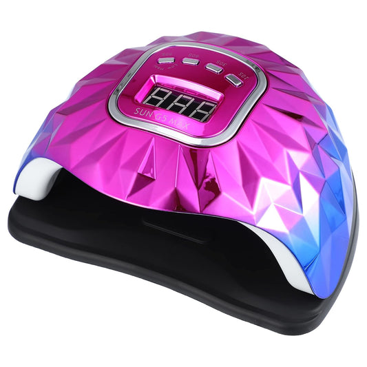 200W Portable UV-LED Nail Lamp with Sensor & 4 Timers - Fast Curing Gel Dryer