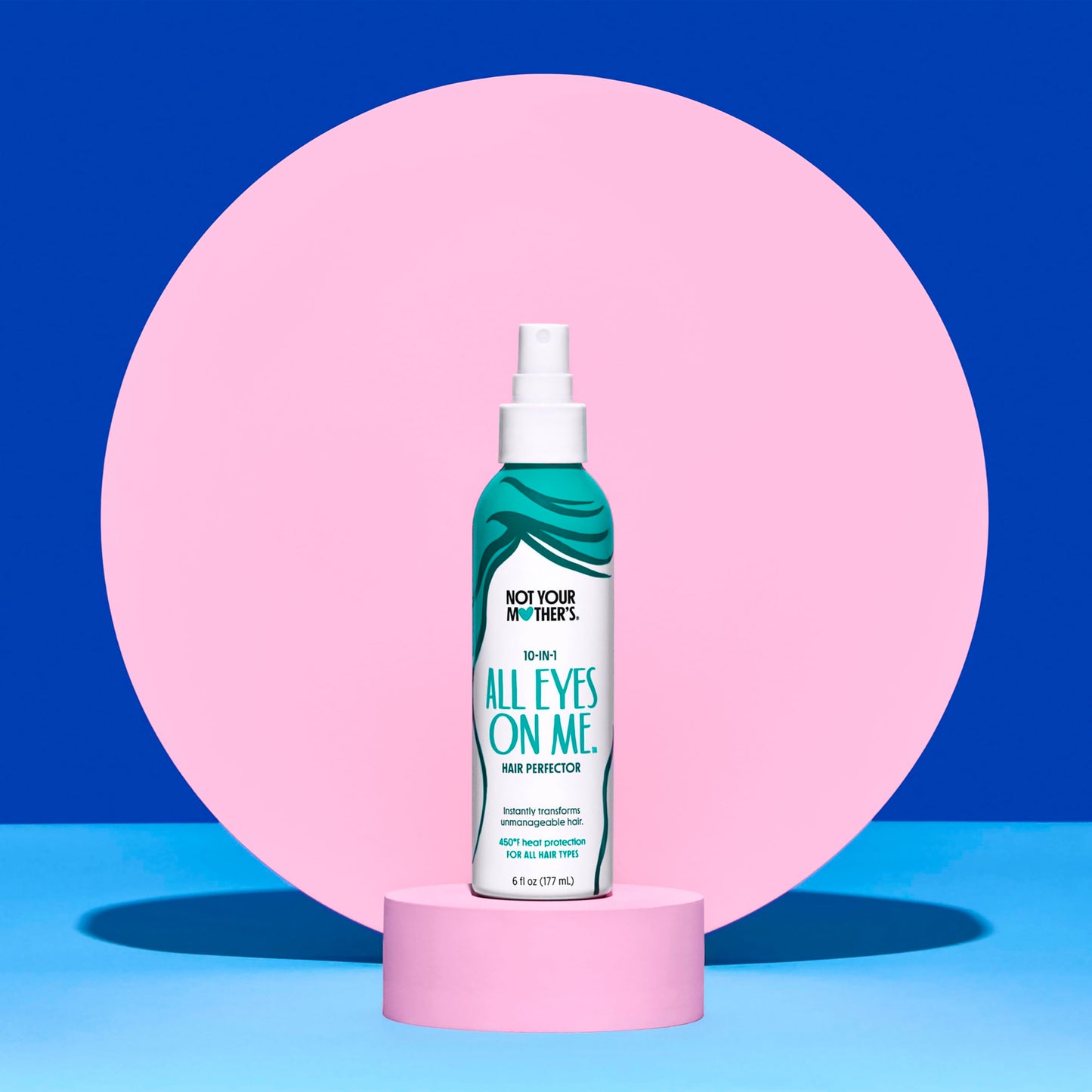 Not Your Mother's All Eyes On Me 10-In-1 Hair Perfector (3-Pack) - 6 fl oz - Heat Protectant for Hair - Moisturizing Detangler Spray and Frizz Control