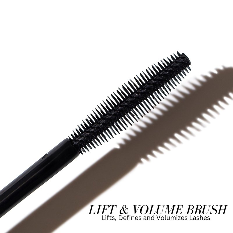 Fitglow Beauty Lash Care Mascara | 2-in-1 Vegan Volumizing Lengthening & Conditioning Eyelash Mascara | Natural Lash Strengthening Serum | Reduces Shedding & Breakage | Plant-Powered Phyto Superfoods