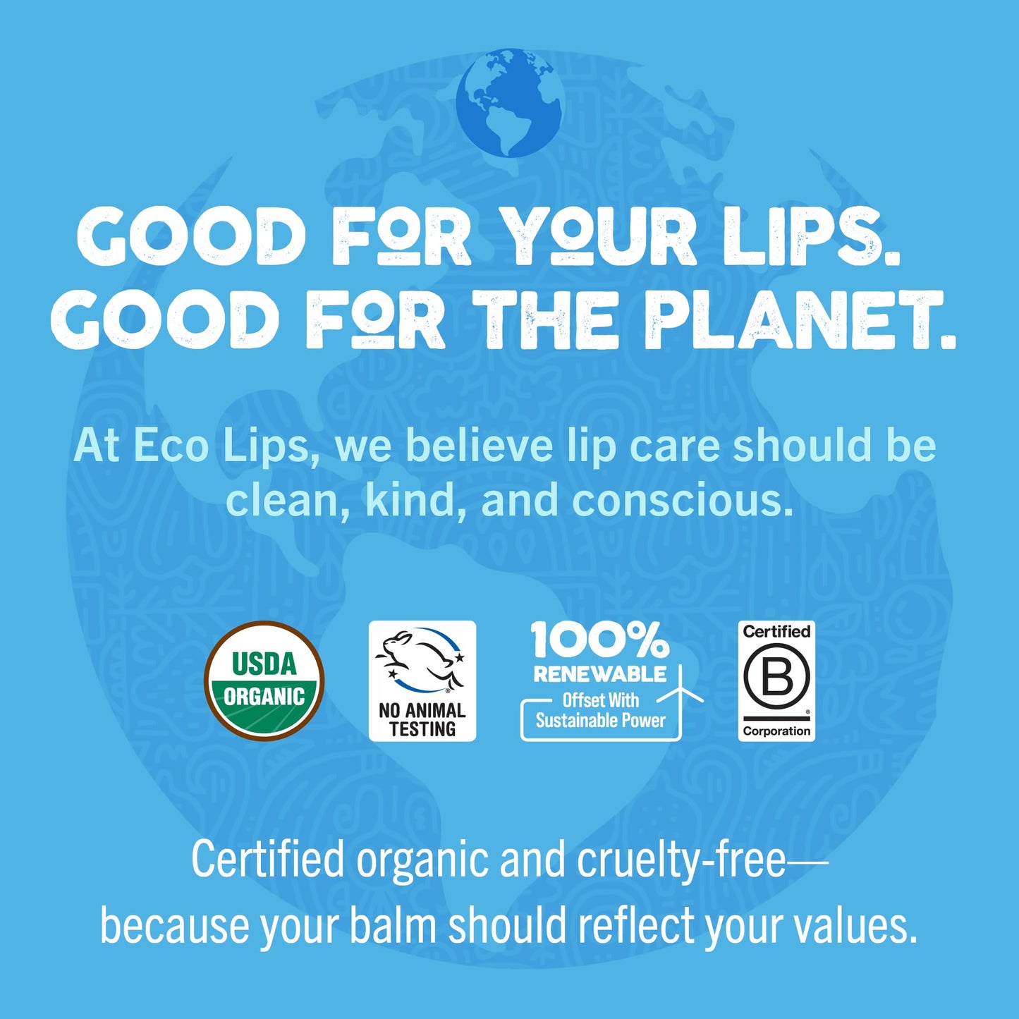 Eco Lips Pure & Simple Raspberry, Coconut and Vanilla Organic Lip Balm 9-Pack (0.15 oz.) - 100% Natural. 100% Plastic-Free Packaging | Made in USA & Cruelty Free