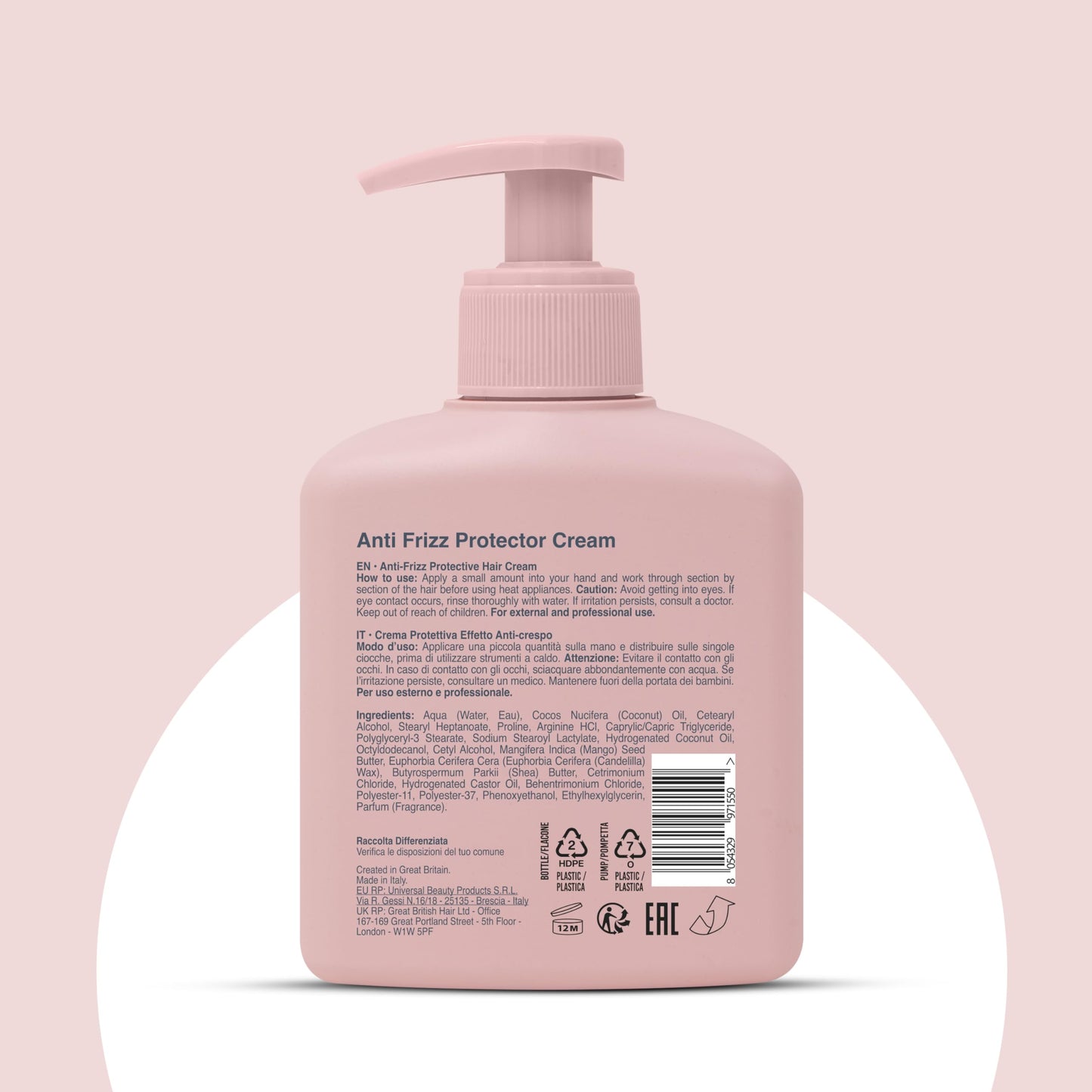 Climaplex Anti Frizz Protector Cream - Shields from Heat and UV Damage - Promotes Healthy Scalp - Soothes and Improves Shine - Leaves Hair Silky Smooth - Vegan Friendly and Cruelty Free - 8.45 oz