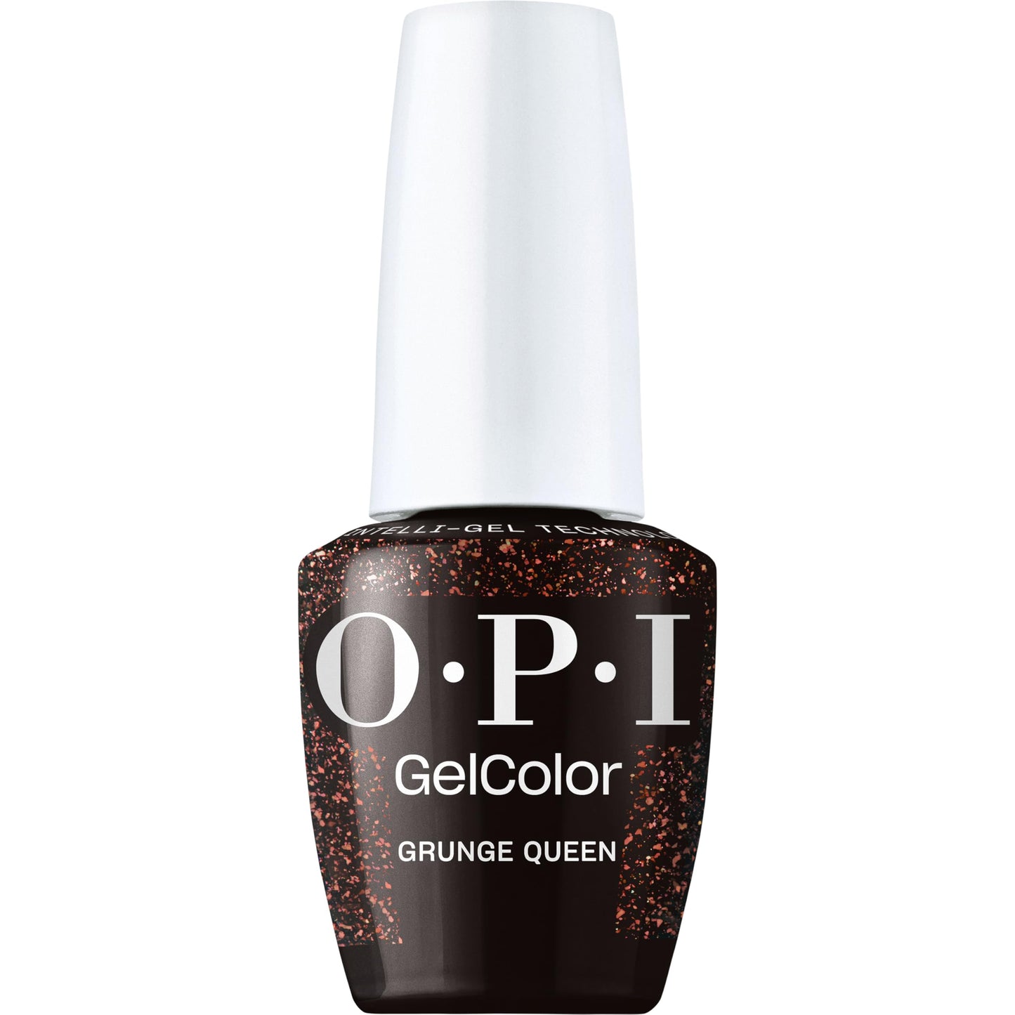 OPI GelColor Grunge Queen | Semi-Sheer Dark Red-Copper Shimmer Neutral Brown LED Cure Gel Nail Polish | Salon-Quality, Long-Lasting Wear | 0.5 Fl Oz | What's Your Mani-tude | Fall 2025