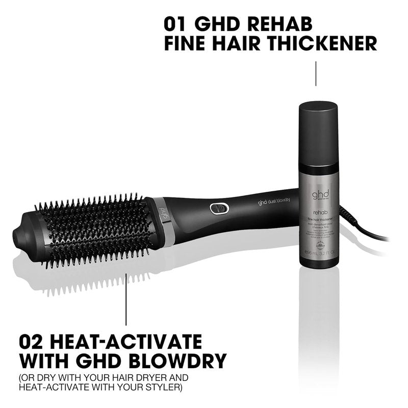 GHD Rehab Leave-In Hair Treatment - Enhance Hair Condition While Drying & Styling | No Rinse Required