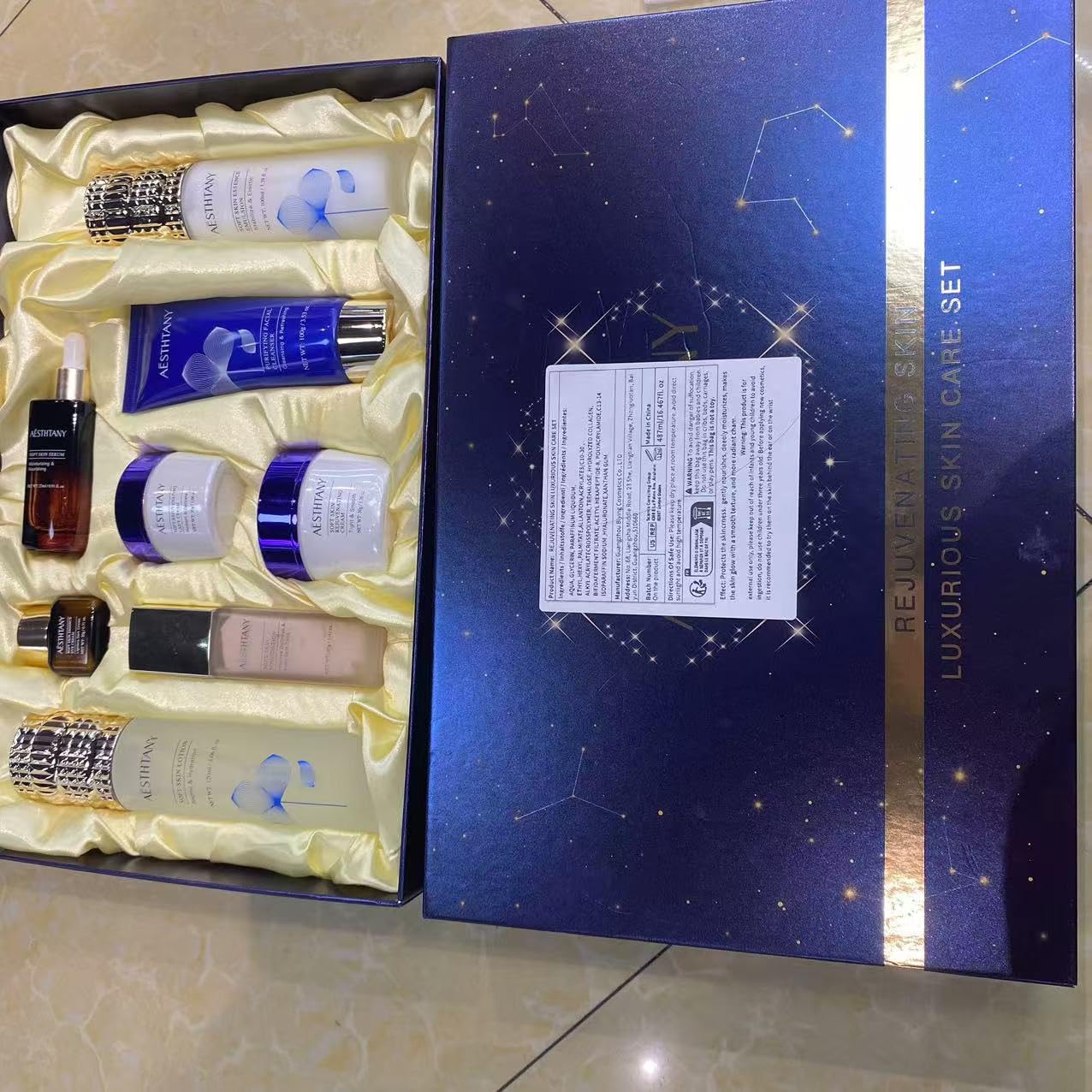 R RadiantRise Anti-Aging Skin Care Kit For Women Anti-Wrinkle Firming Skin Care Daily Routine Rejuvenating 8-In-1 Skincare Sets Gift Sets