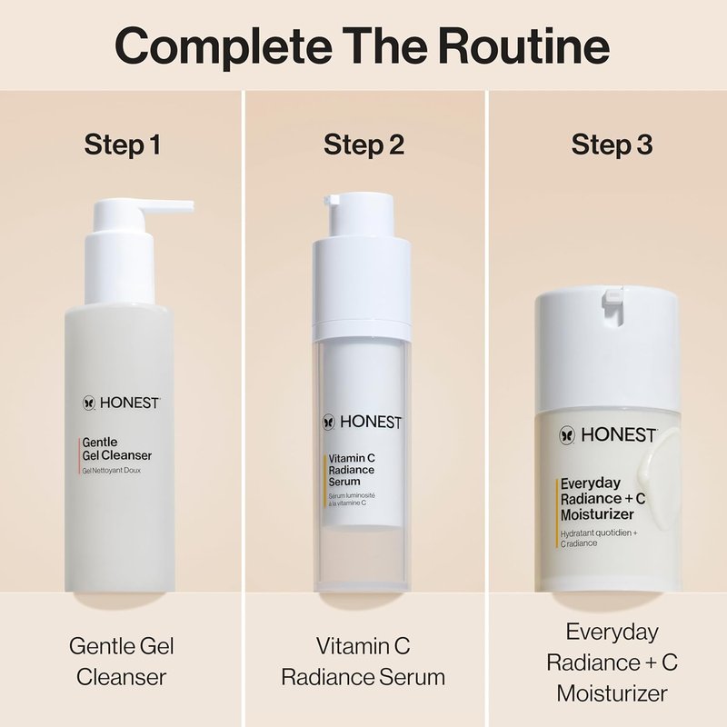 Vitamin C Radiance Serum - Brightens Skin Tone & Complexion | Gentle, Fragrance-Free, Vegan | 1 fl oz