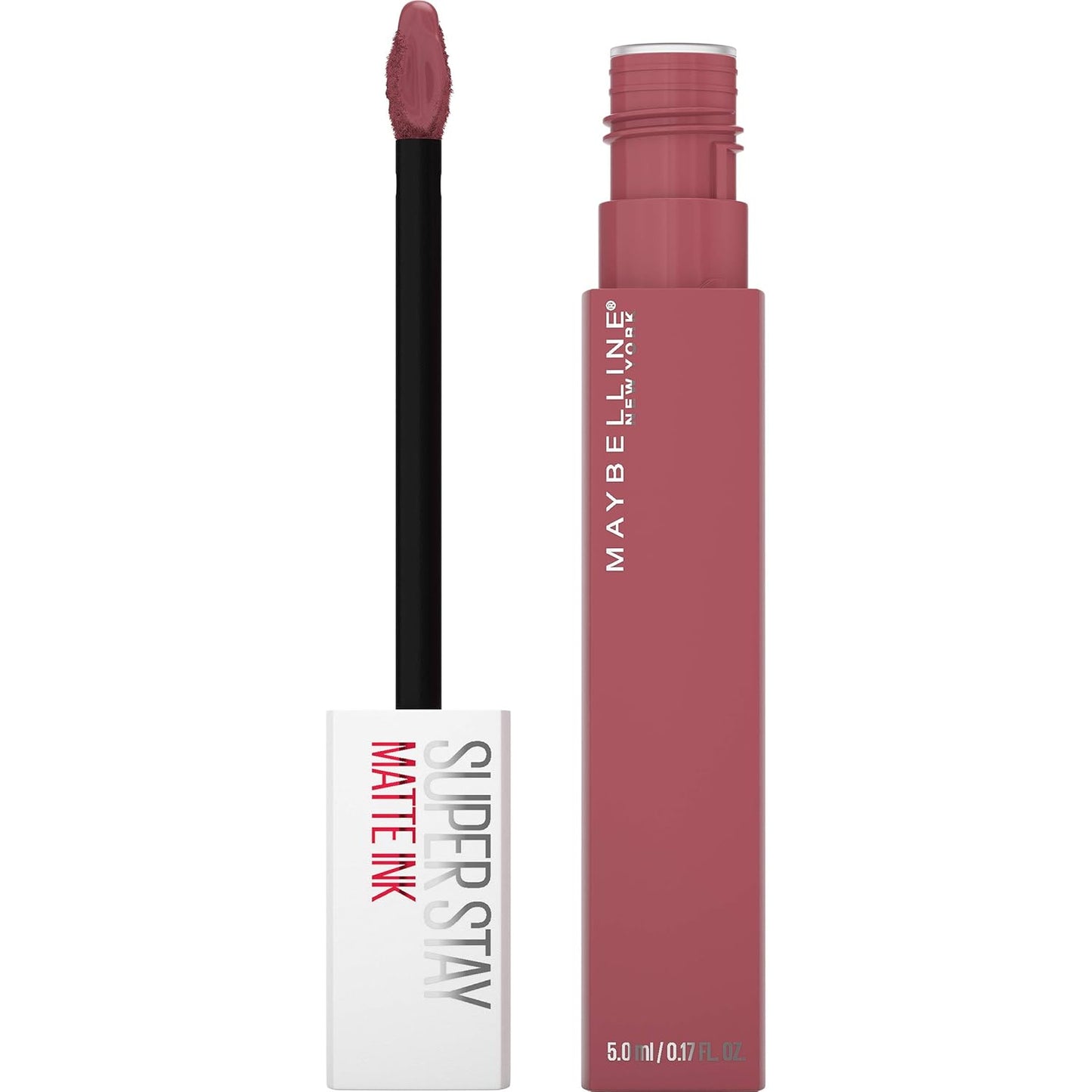 Maybelline Super Stay Matte Ink Liquid Lipstick - Long Lasting 16H Wear | Pathfinder Berry Pink & Ringleader Mauve Pink