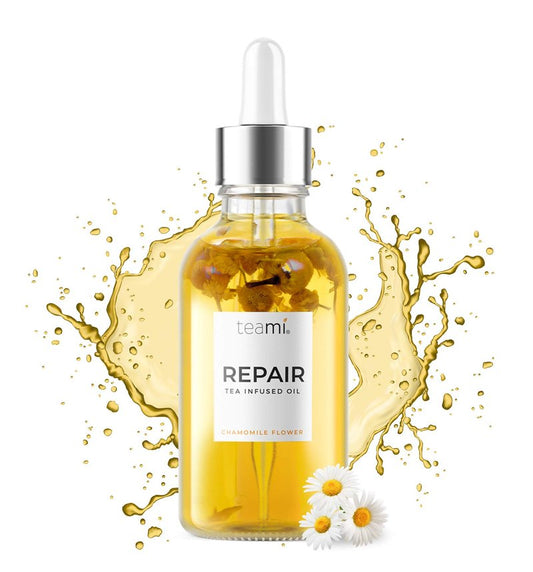 Teami Repair Jojoba Face Oil for Women with Coconut Oil, Camellia Seed & Vitamin E for Skin - Facial Oil Cleanser for Sensitive, Normal, Oily & Dry Skin (2oz)