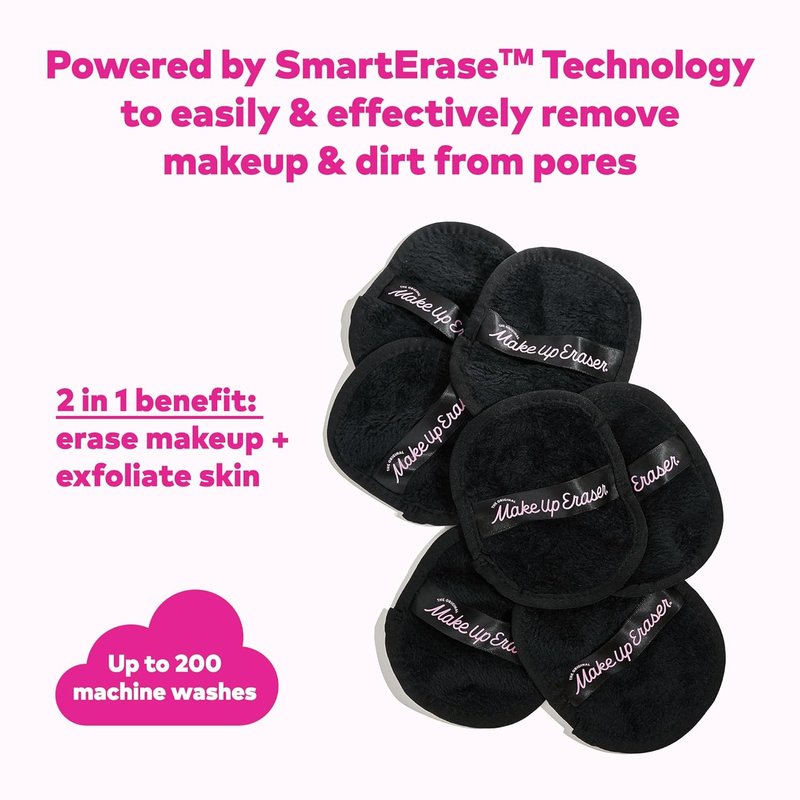 Makeup Eraser Cloths - 7-Day Set for Effortless Makeup Removal | Waterproof, Reusable, Eco-Friendly 7ct