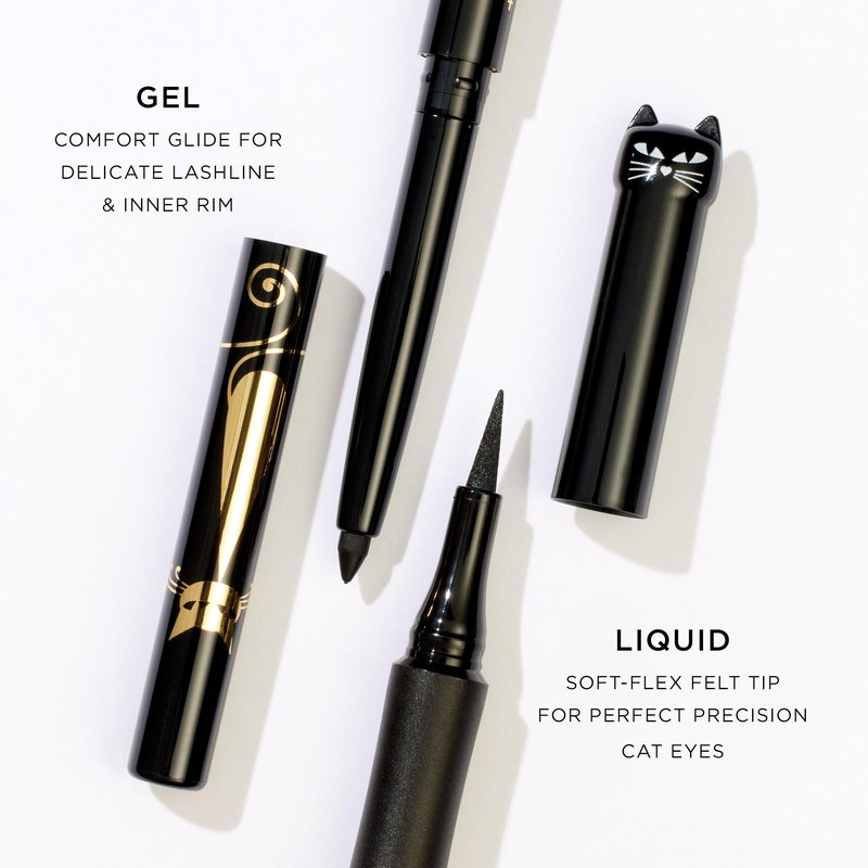 tarte sex kitten liner – Black Full Size Eyeliner Pen with Mineral Pigments for Bold, Nourished Lashes, Waterproof, All-Day Wear, Easy to Apply, Vegan & Cruelty-Free, full size, black