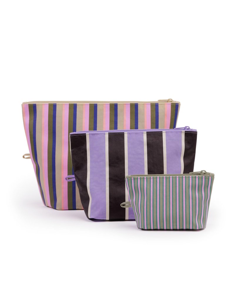 BAGGU Go Pouch Set - Star Plaid