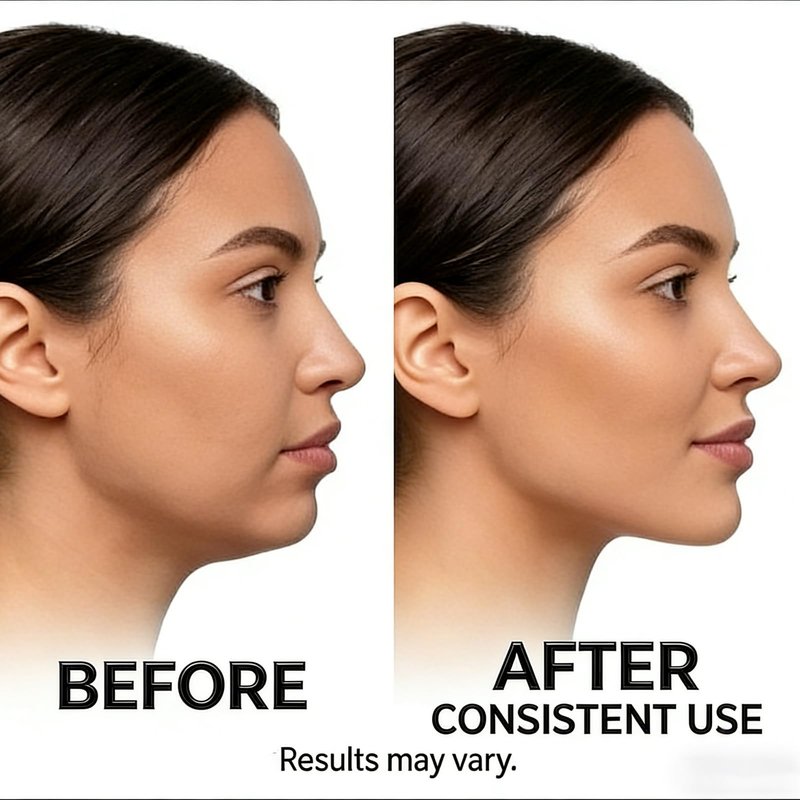 Chinology Double Chin Lifting Mask, 2026 New Reusable Upgraded Double Chin Reducer, Helps Create A Three-Dimensional Jawline, Sleep Mask for Face and Neck Upgraded Deep Collagen Firming Mask (5 Pcs)