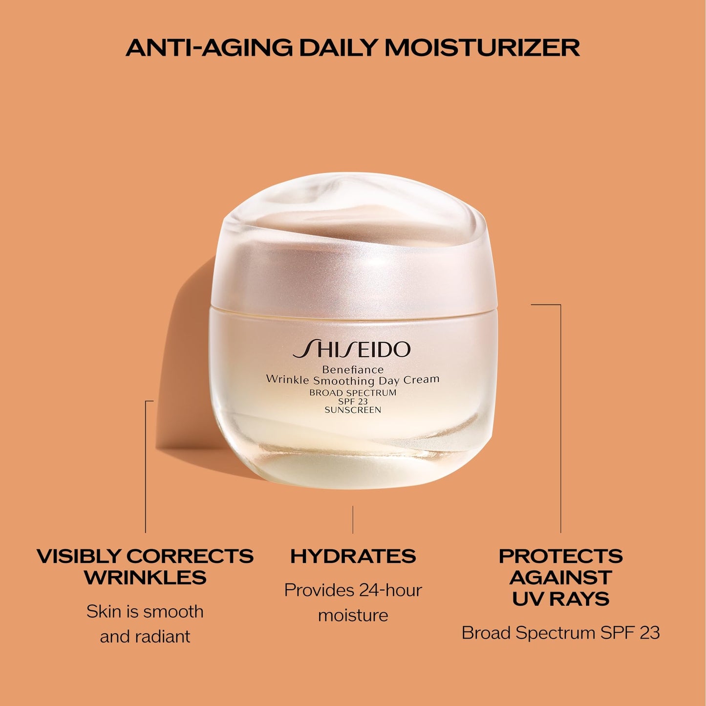 Shiseido Wrinkle Smoothing Starter Set - Benefiance Day Cream SPF 23 (30mL), Clarifying Cleansing Foam (15mL) & Eye Cream (15mL)