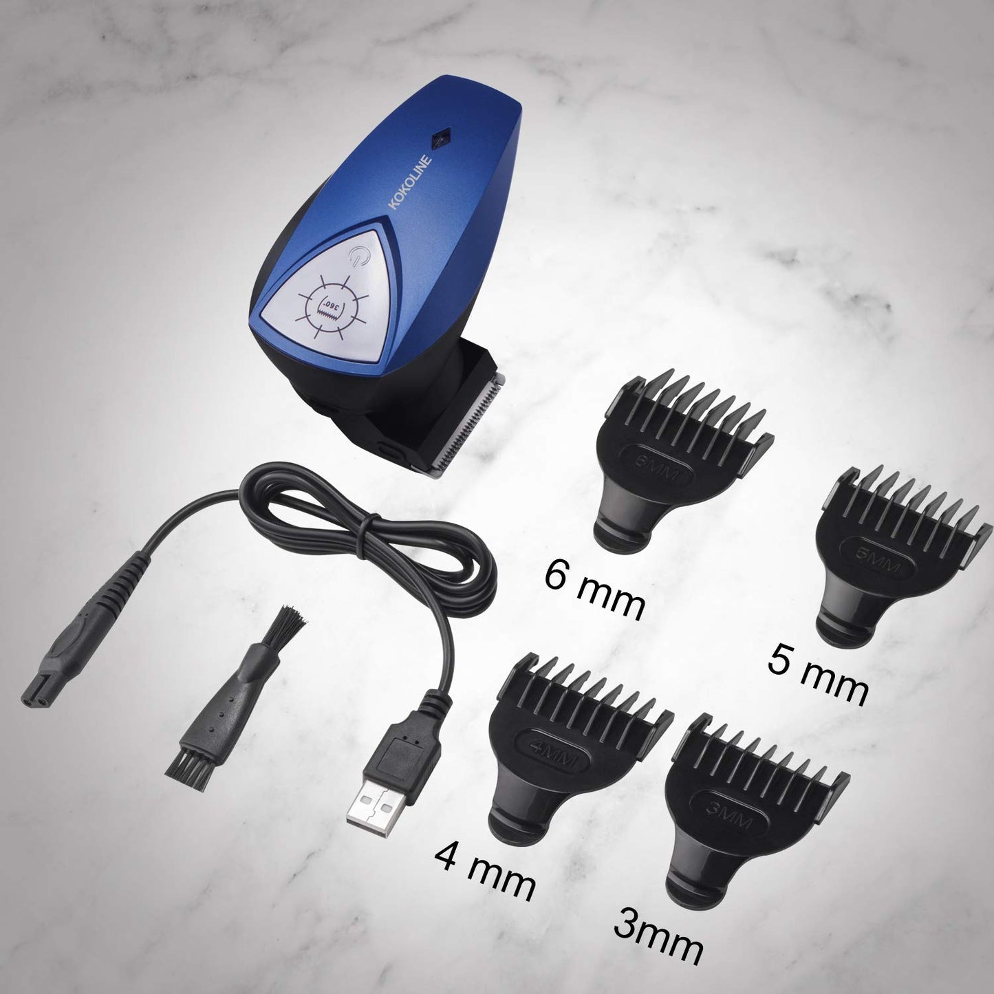 Kokoline Hair Clipper for Men,Balder Pro Head Shaver,Cordless Barber Self Haircut Kit,Head Trimmer for Bald Men,Beard Trimmer,Buzz Cut Razor,Professional Electric Razor,2025122201