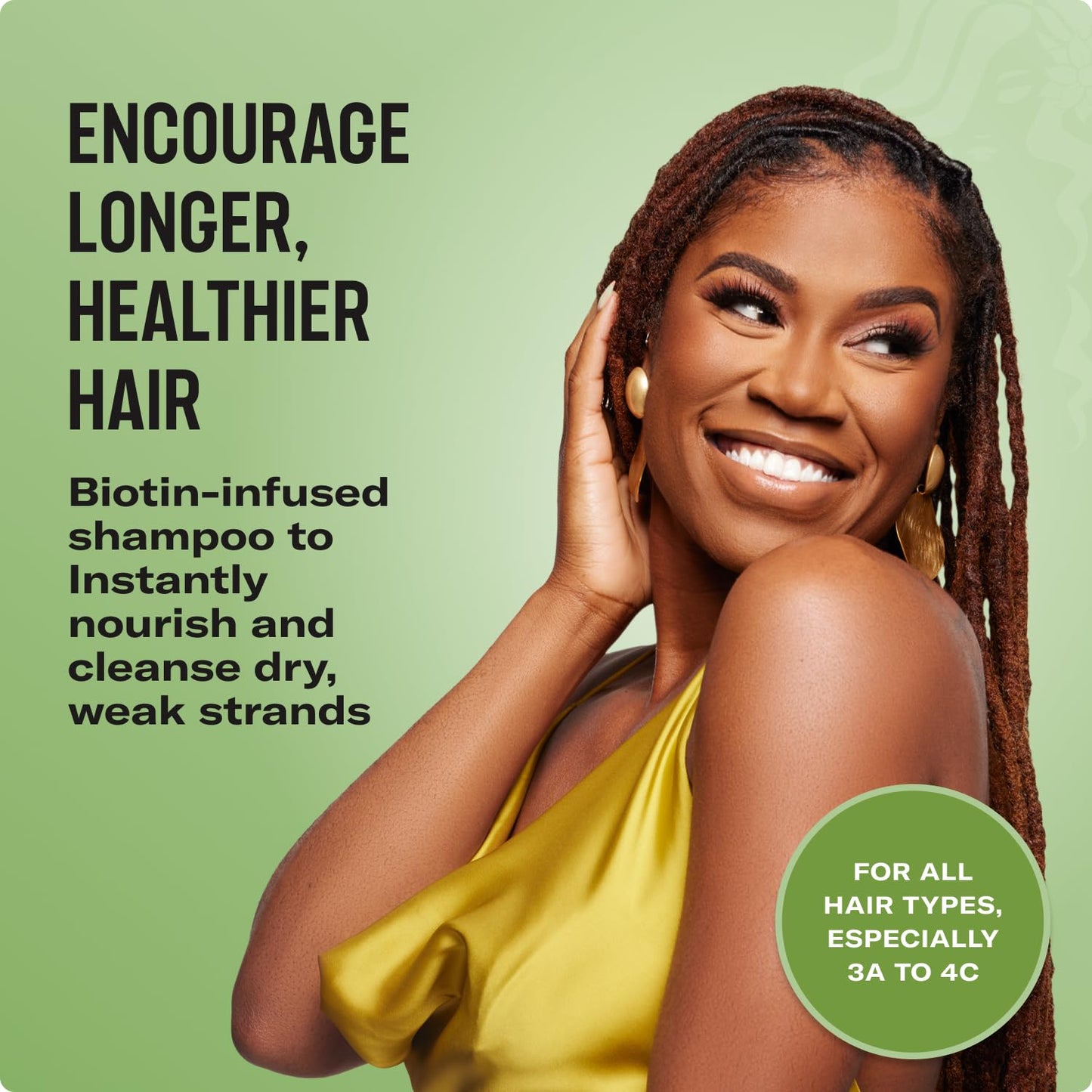 Mielle Organics Rosemary Mint Biotin Shampoo - Strengthens & Moisturizes Hair | 12 oz