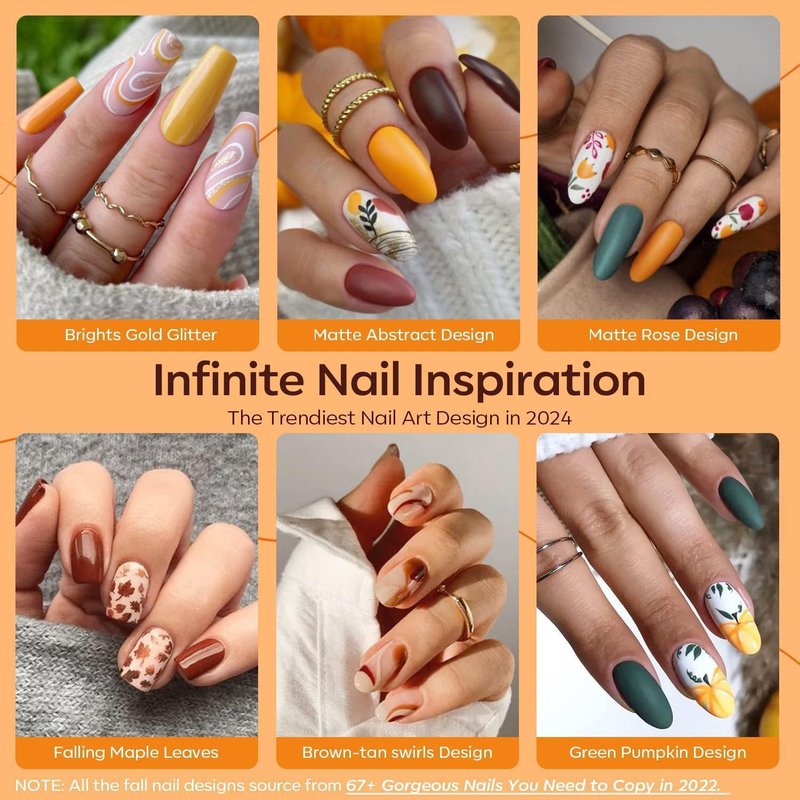 Modelones 40 Pcs Gel Nail Polish Set | Vibrant Colors with Base & Top Coat for DIY Manicure