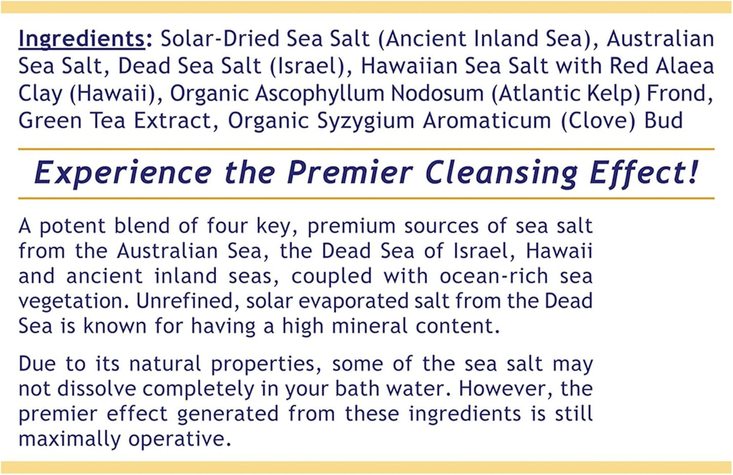 Medi-Soak Bath Salts - Organic Sea Salt Foot & Body Soak for Relaxation | 2 Lb