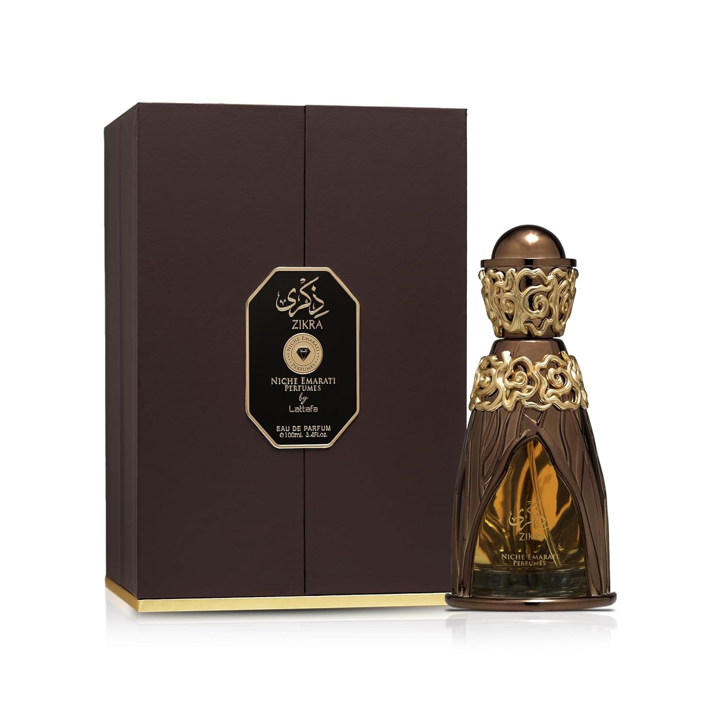 Lattafa Niche Emarati Zikra Eau de Parfum Spray - Unisex Fragrance, 3.4 Oz | 100 ml