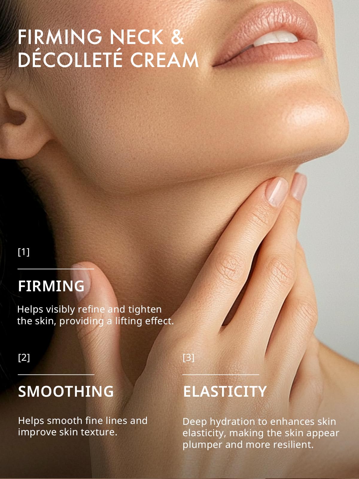 depology Firming Neck & Décolleté Cream, Anti-Aging Neck Cream for Tightening and Wrinkles with IDEALIFT™4%, Retinol, Collagen, Multi-HA Complex, Korean Skin Care Product 1.69 fl. oz