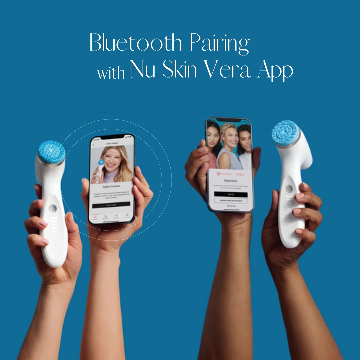 Nu Skin ageLOC LumiSpa iO System | Facial Cleansing Device | Blue