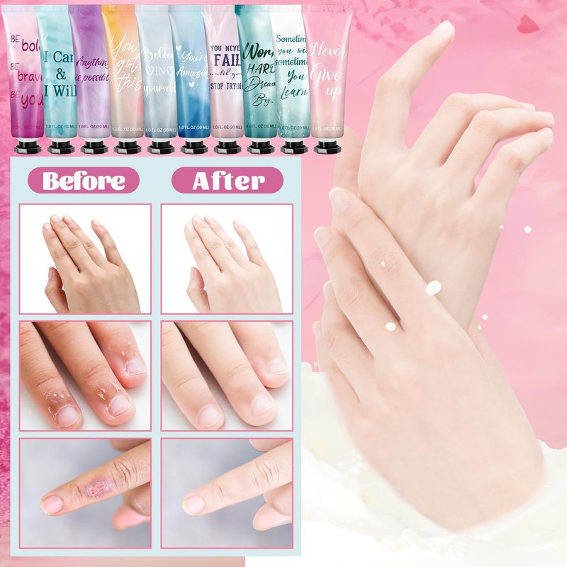 Leelosp 30 Pack Employee Teacher Appreciation Gifts Bulk Travel Size Hand Cream Inspirational Natural Fragrance Hand Lotion Thank You Gift for Admin Assistant Teacher Nurse Coworker Staff Volunteer