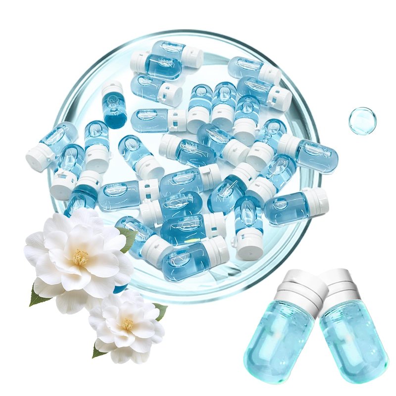 Okerker 60PCS Mini Cleansing Oil, Individually Face Makeup Pore Cleansing, Speedy & Deep & Gentle Face Cleanser, Camellia Facial Oil Cleanser, Travel Size Makeup Remover