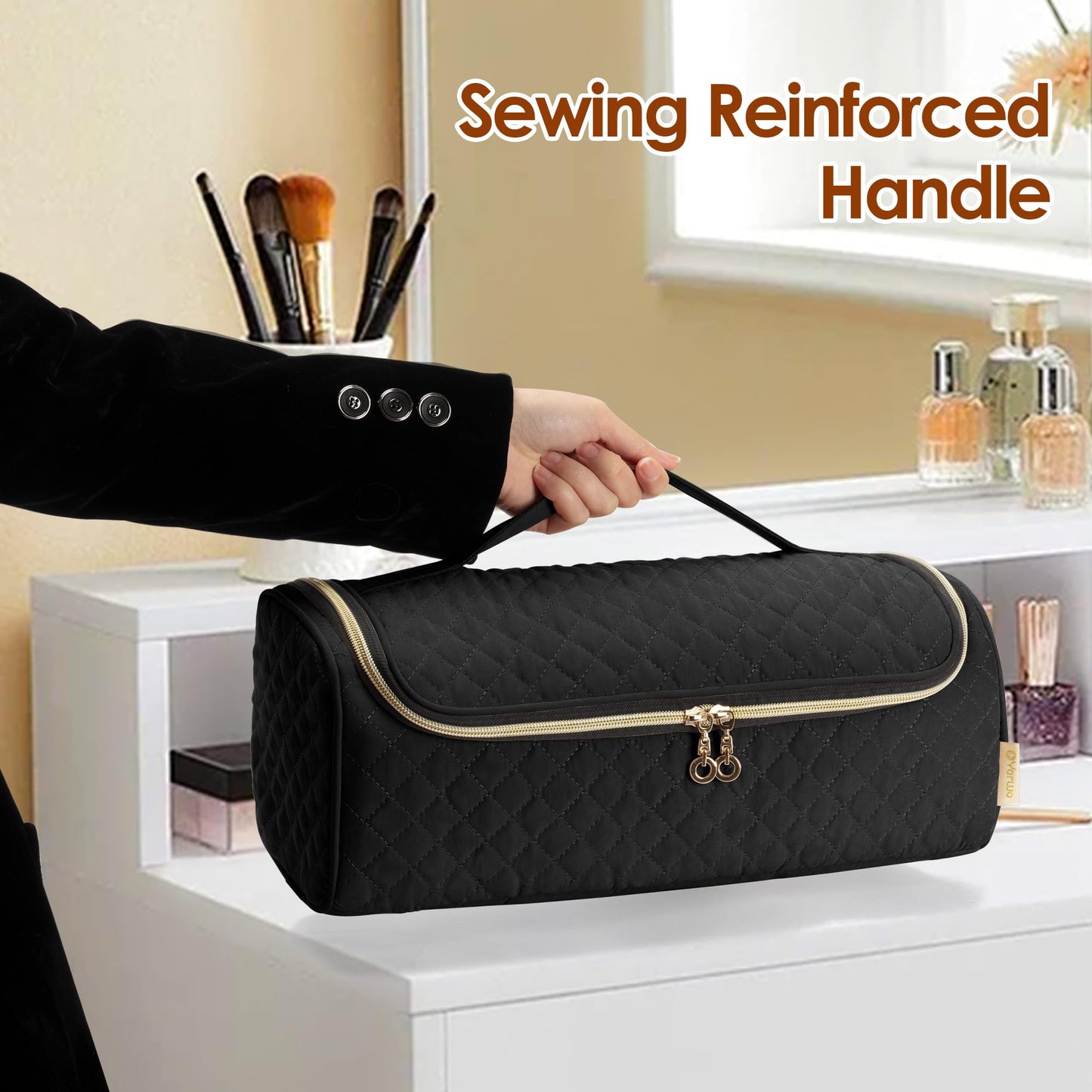 Yarwo Travel Bag Compatible with Dyson Airstrait/Corrale Hair Straightener