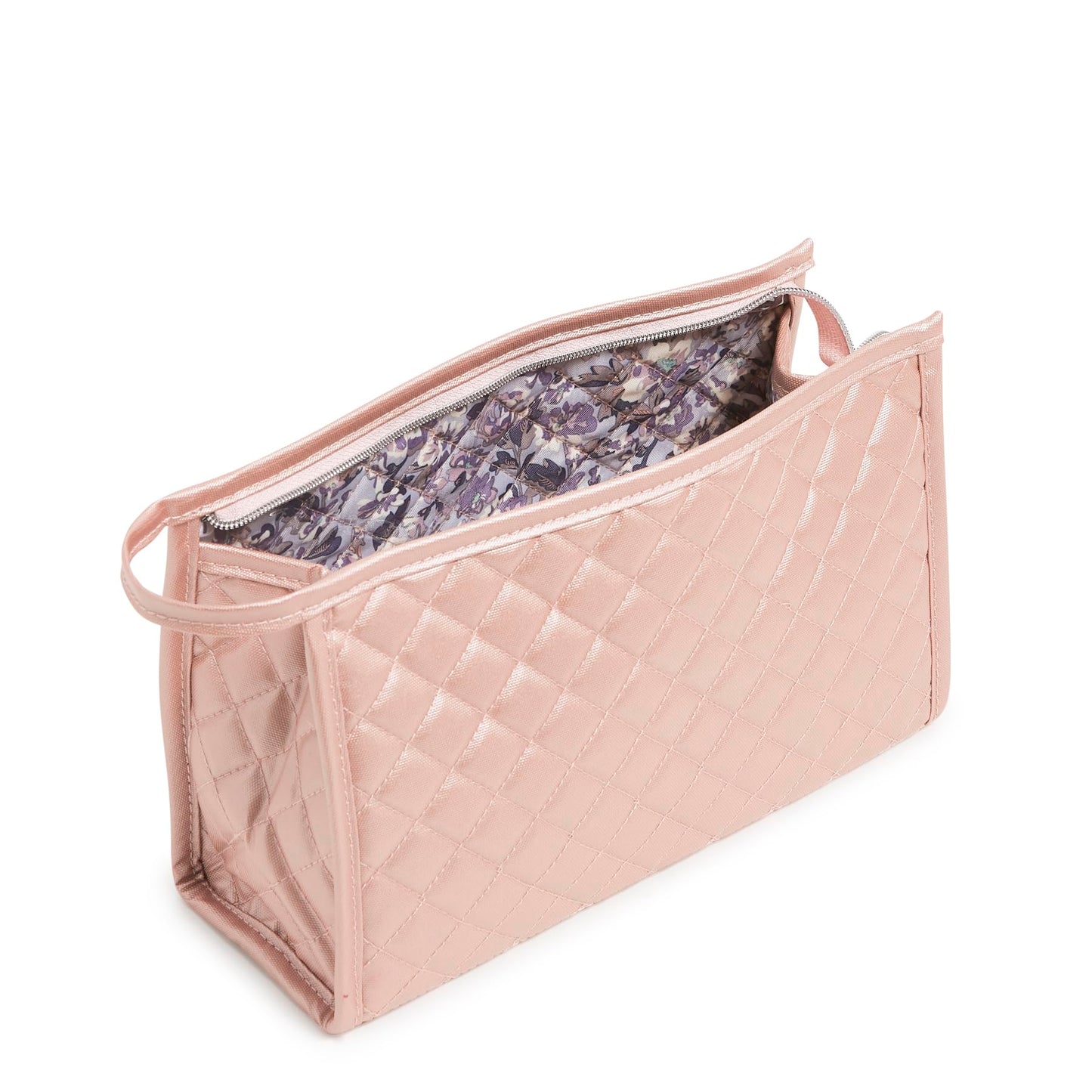 Cotton Trapeze Cosmetic Makeup Organizer Bag, Rose Quartz, One Size